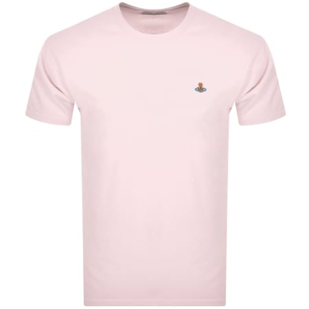 Vivienne Westwood Sunken Orb T Shirt Pink | Mainline Menswear